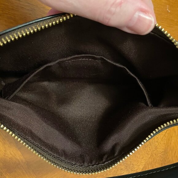 Coach Payton Hobo Handbag In Signature Coated Canvas Brown/Black - Picture 7 of 12